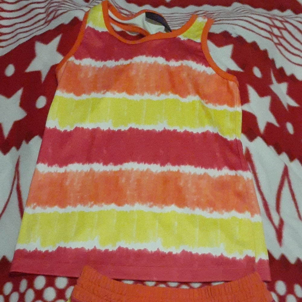 Swimsuit shorts and tank